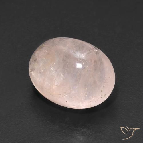 Morganite Rosa medio naturale da 4.91 ct, Ovale, Trasparente
