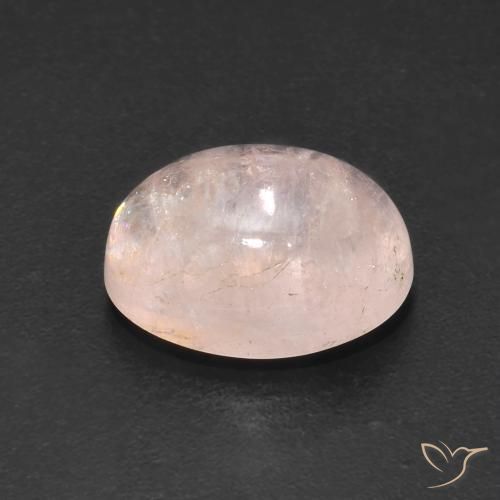 Morganite Rosa medio naturale da 4.91 ct, Ovale, Trasparente