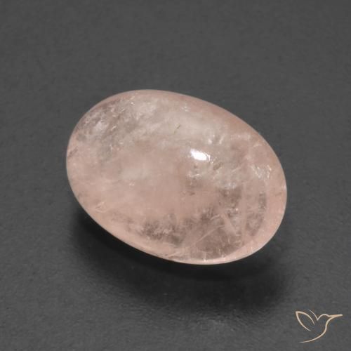 Morganite Rosa medio naturale da 4.50 ct, Ovale, Trasparente