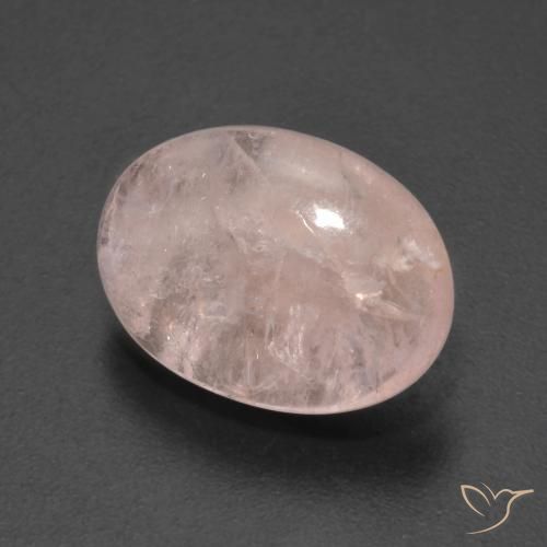 Morganite Rosa medio naturale da 5.02 ct, Ovale, Trasparente