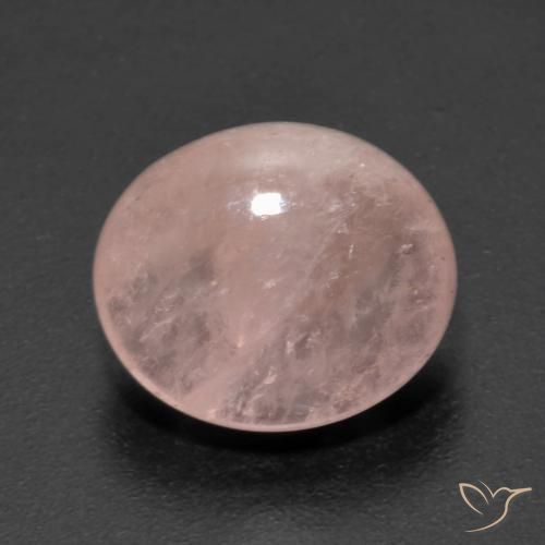 6.38ct Naturale rosa fenicottero Morganite, Ovale, Trasparente