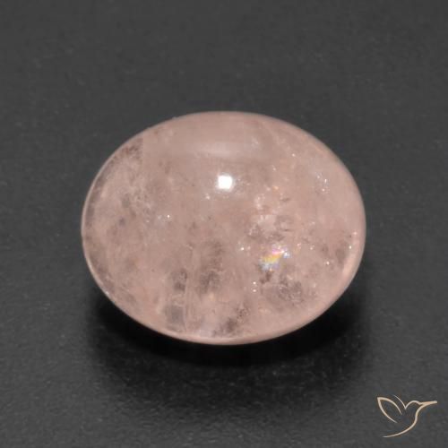 4.50ct Naturale Rosa salmone Morganite, Ovale, Trasparente