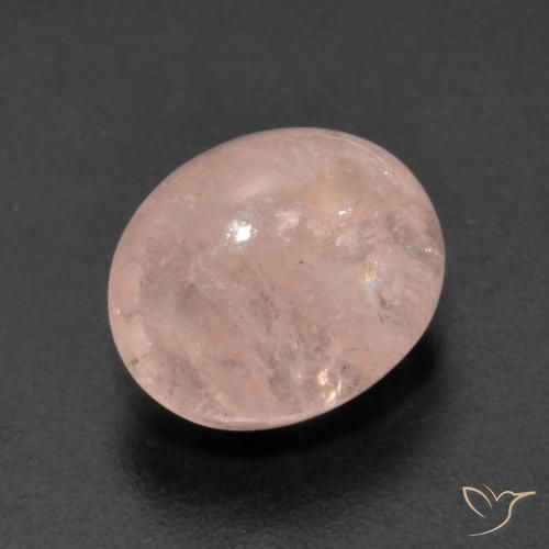 Morganite Rosa salmone naturale da 4.50 ct, Ovale, Trasparente