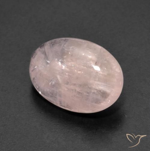 Morganite Rosa medio naturale da 3.88 ct, Ovale, Trasparente