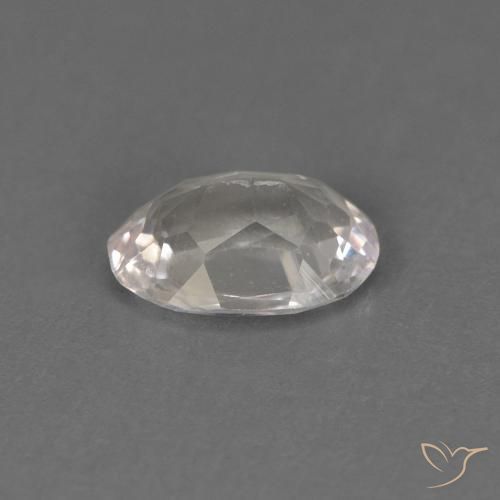 Morganite Rosa Molto Chiaro naturale da 0.41 ct, Ovale, VVS-VS