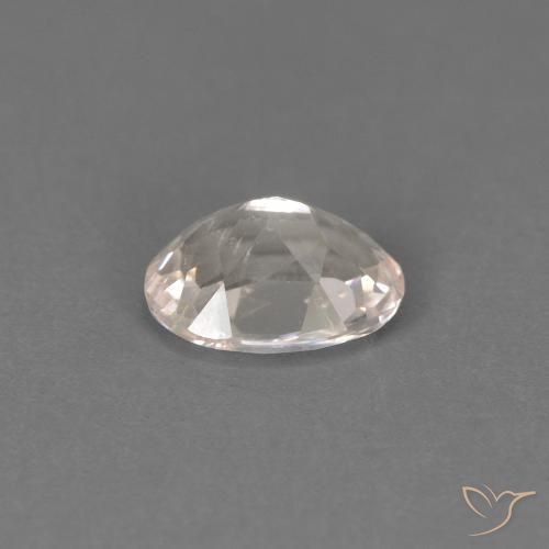 Morganite Rosa salmone naturale da 0.42 ct, Ovale, VS