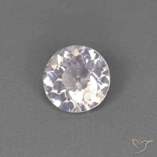 Morganite Rosa Molto Chiaro naturale da 0.41 ct, Rotondo, VS