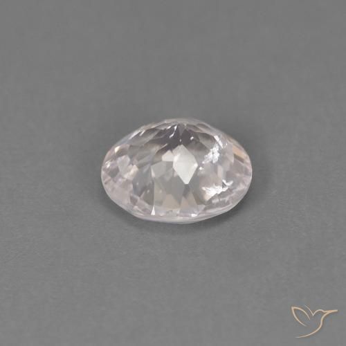 Morganite Rosa Molto Chiaro naturale da 0.41 ct, Rotondo, VS