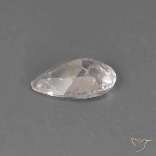 Morganite rosa fenicottero naturale da 0.34 ct, Forma a pera, SI