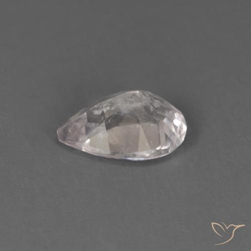 Morganite Rosa Molto Chiaro naturale da 0.53 ct, Forma a pera, SI
