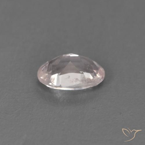 Morganite Rosa salmone naturale da 0.32 ct, Ovale, VS