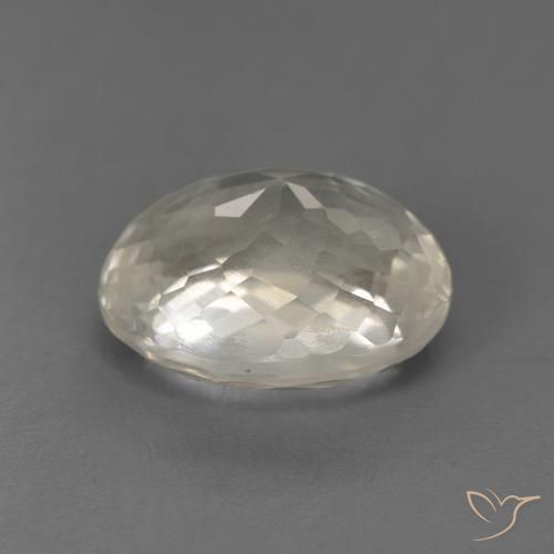 Morganite Giallo pallido naturale da 5.42 ct, Ovale, VS