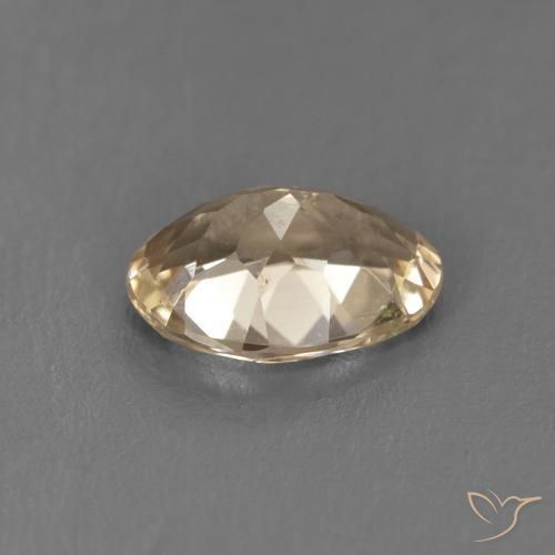 Morganite Light Neutral Orange naturale da 0.93 ct, Ovale, VS