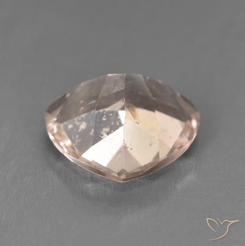 Morganite Medium Light-Pink naturale da 3.53 ct, Taglio trillion, VS