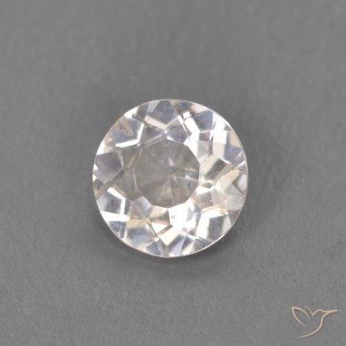 Morganite Rosa Molto Chiaro naturale da 0.33 ct, Rotondo, VS