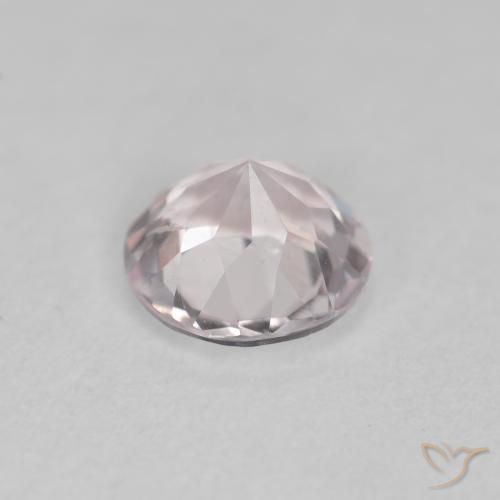 Morganite Rosa chiaro naturale da 0.61 ct, Rotondo, VS