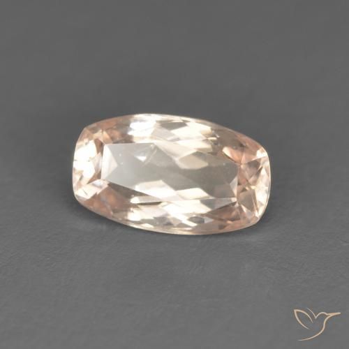 Morganite Rosa Molto Chiaro naturale da 0.74 ct, Cuscino, VS