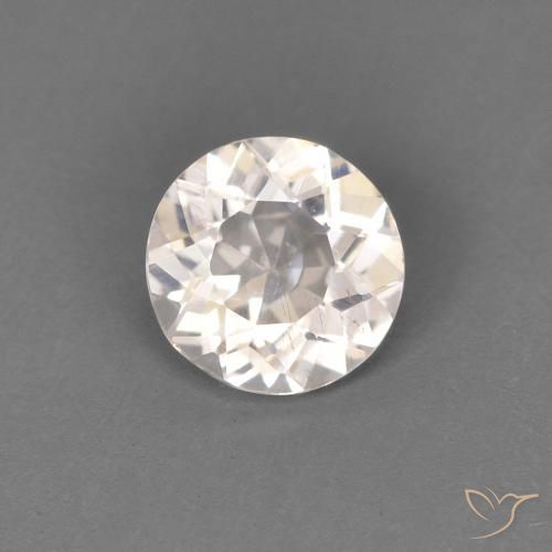 0.31ct Naturale Rosa Molto Chiaro Morganite, Rotondo, VS