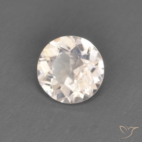 Morganite Rosa Molto Chiaro naturale da 0.31 ct, Rotondo, VS