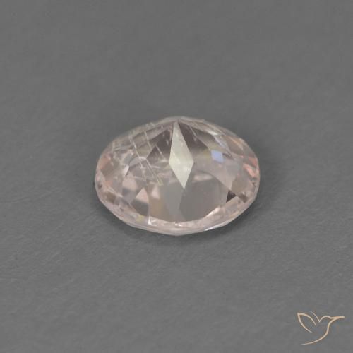 Morganite Rosa Molto Chiaro naturale da 0.31 ct, Rotondo, VS