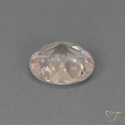 Morganite Medium Light-Pink naturale da 0.40 ct, Rotondo, VS