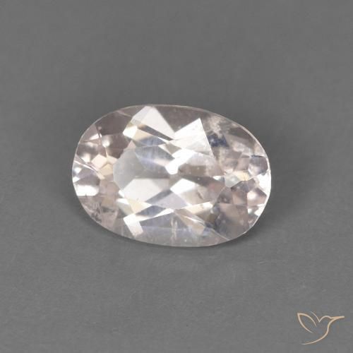 Morganite Rosa Molto Chiaro naturale da 0.53 ct, Ovale, VS