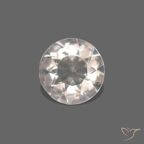 Morganite Medium Light-Pink naturale da 0.23 ct, Rotondo, VVS-VS