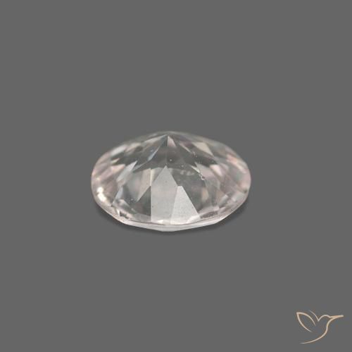 Morganite Medium Light-Pink naturale da 0.23 ct, Rotondo, VVS-VS