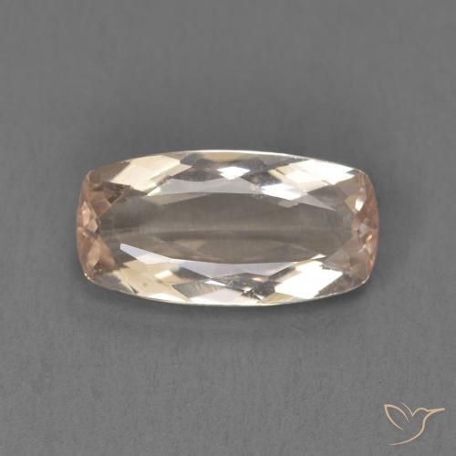 1.38ct Naturale Rosa medio Morganite, Cuscino, VVS-VS