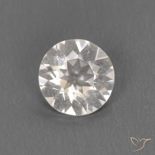 0.26ct Naturale Rosa salmone Morganite, Rotondo, VVS-VS