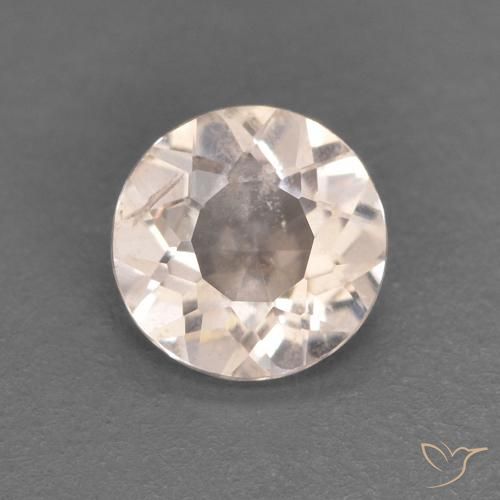0.34ct Naturale Rosa Molto Chiaro Morganite, Rotondo, VS