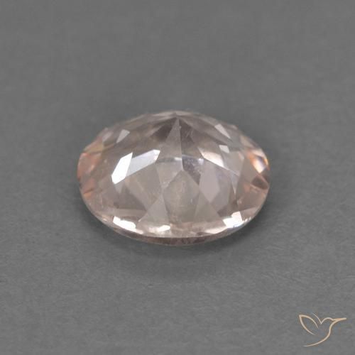 Morganite Rosa Molto Chiaro naturale da 0.34 ct, Rotondo, VS