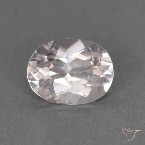 0.34ct Naturale Rosa chiaro Morganite, Ovale, VS