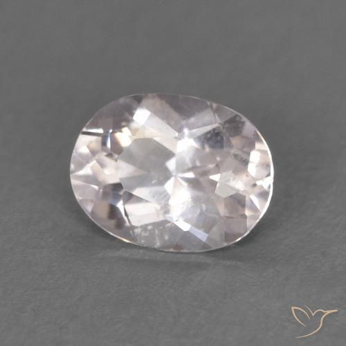 Morganite Rosa chiaro naturale da 0.34 ct, Ovale, VS