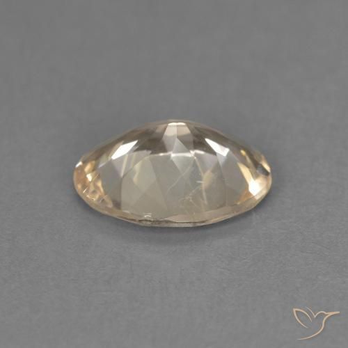 Morganite Arancione chiaro naturale da 0.83 ct, Ovale, VS