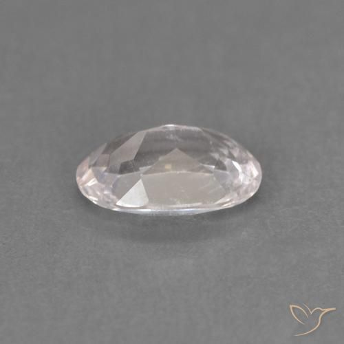 Morganite rosa fenicottero naturale da 0.36 ct, Ovale, VS