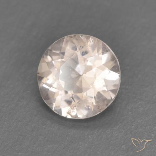Morganite Rosa Molto Chiaro naturale da 0.31 ct, Rotondo, VS