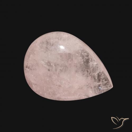 Morganite Rosa medio naturale da 7.83 ct, Forma a pera, Traslucido