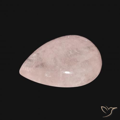 Morganite Rosa medio naturale da 7.83 ct, Forma a pera, Traslucido