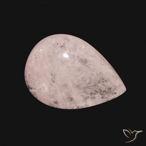 Morganite Rosa chiaro naturale da 6.10 ct, Forma a pera, Traslucido