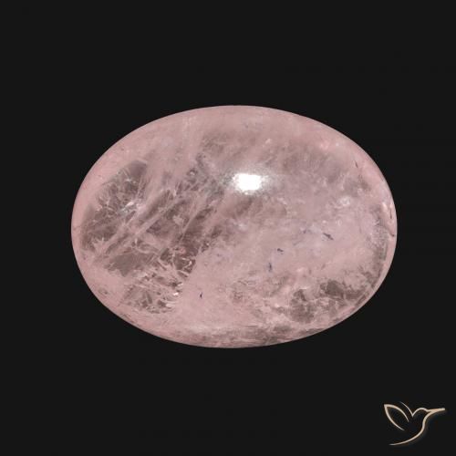 8.31ct Naturale Rosa chiaro Morganite, Ovale, Traslucido