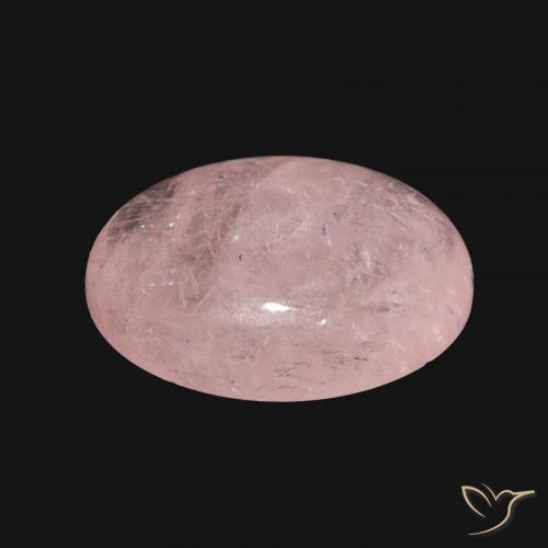 Morganite Rosa chiaro naturale da 8.31 ct, Ovale, Traslucido