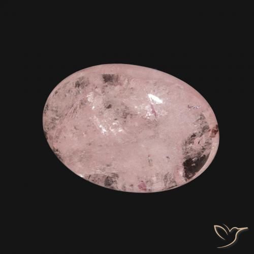 Morganite Rosa chiaro naturale da 4.01 ct, Ovale, Traslucido