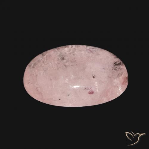 Morganite Rosa chiaro naturale da 4.01 ct, Ovale, Traslucido