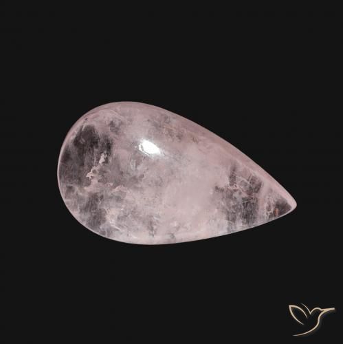 Morganite Rosa chiaro naturale da 3.35 ct, Forma a pera, Trasparente