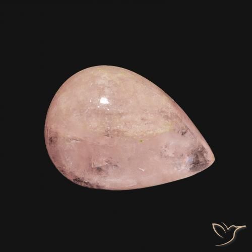 Morganite Rosa chiaro naturale da 3.52 ct, Forma a pera, Trasparente