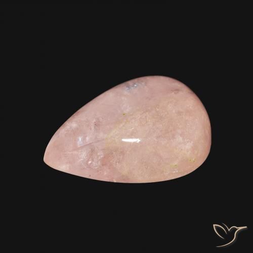 Morganite Rosa chiaro naturale da 3.52 ct, Forma a pera, Trasparente