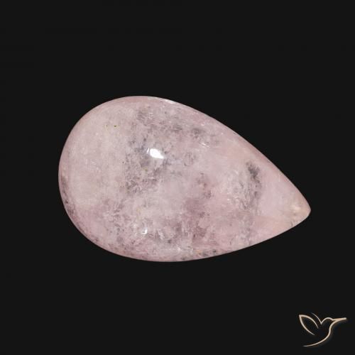 Morganite Rosa chiaro naturale da 5.64 ct, Forma a pera, Trasparente