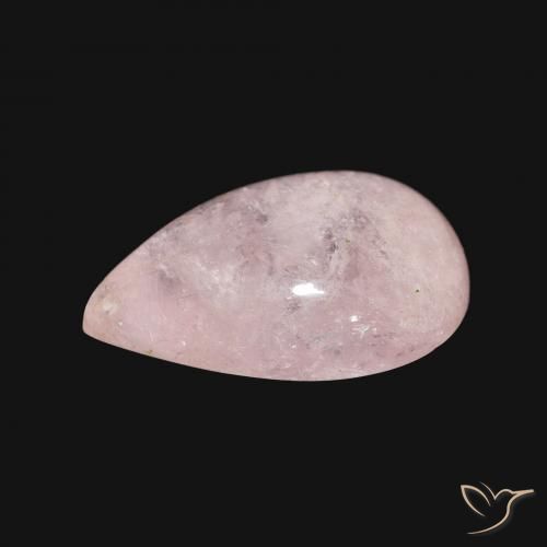 Morganite Rosa chiaro naturale da 5.64 ct, Forma a pera, Trasparente