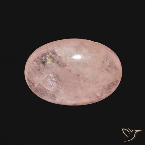 4.33ct Naturale Rosa chiaro Morganite, Ovale, Trasparente